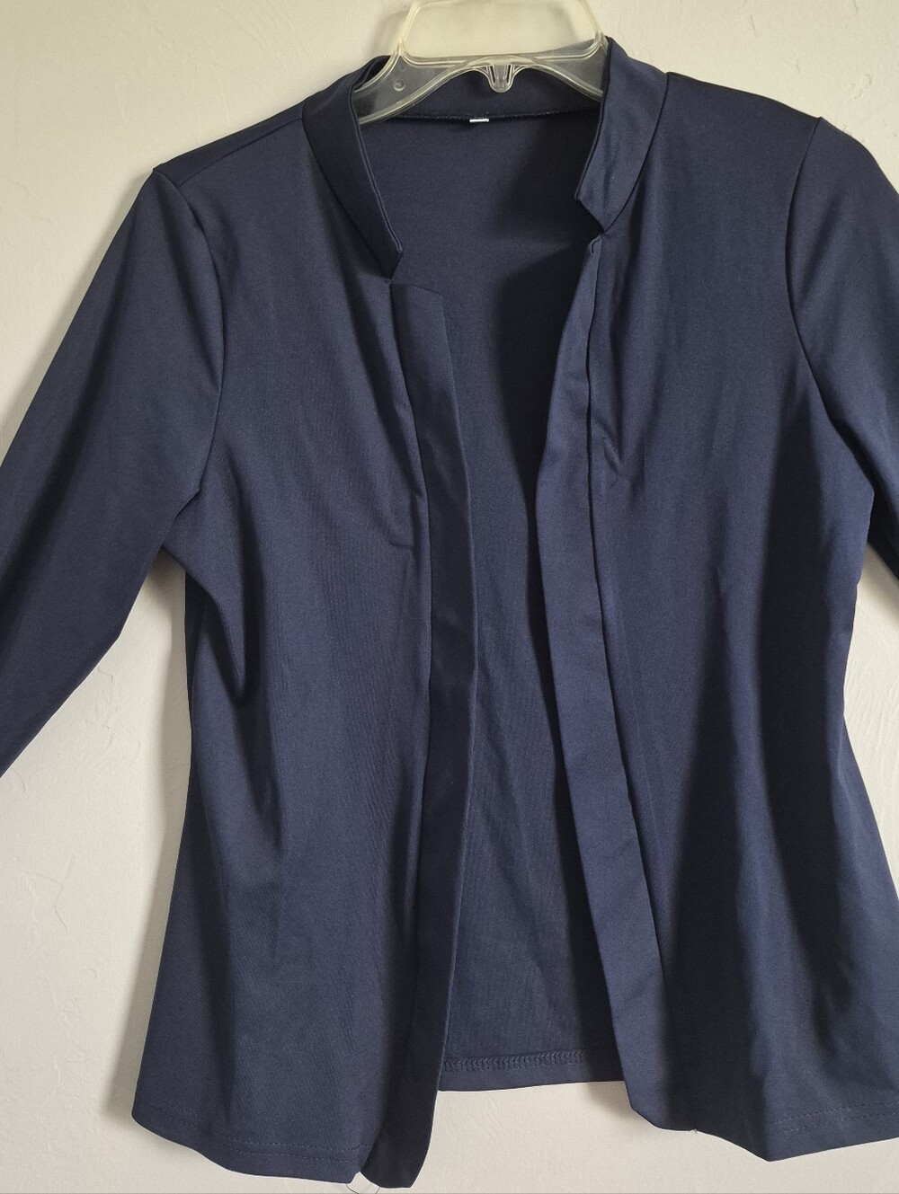 Navy Open-Front Women's Jacket